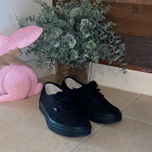 Authentic Black Vans